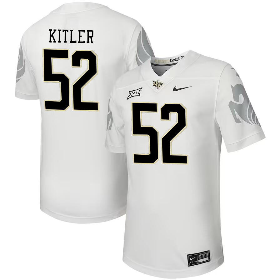 Men #52 Caden Kitler UCF Knights Big 12 Conference College Football Jerseys Stitched-Black